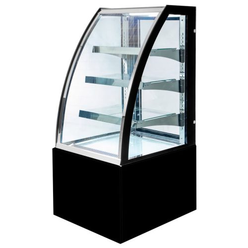 Witryna cukiernicza Mega-M CLARA  S60 S-60cm G-70 cm H-140 cm black N