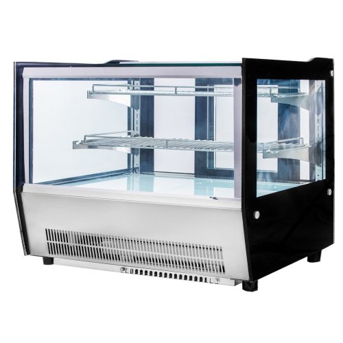 Witryna chłodnicza nastawna Mega-M ELSA MINI  S90 S-90 cm G-53 cm H-69 cm inox N