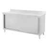 Stół gastronomiczny Mega-M 150x70/2drzwi/1R/2półki/MDF/ N
