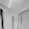 Stół gastronomiczny Mega-M 150x70/2drzwi/1R/2półki/MDF/ N