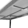 Stół ze stali nierdzewnej przyścienny z płytą polietylenową,i półką Mega-M S-120 cm G-70 cm H-85 cm N