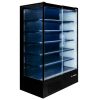 Regał chłodniczy Mega-M HUGO PLUS IC L-125 cm G-74 cm H-201 cm black drzwi transparentne N