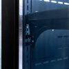 Regał chłodniczy Mega-M HUGO PLUS IC L-250 cm G-74 cm H-201 cm black drzwi transparentne N