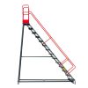 Drabina magazynowa przejezdna Mega-M H-357 cm 14 stopni N