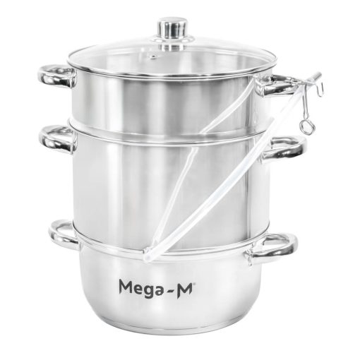 Sokownik parowy Mega-M stal nierdzewna 8l N
