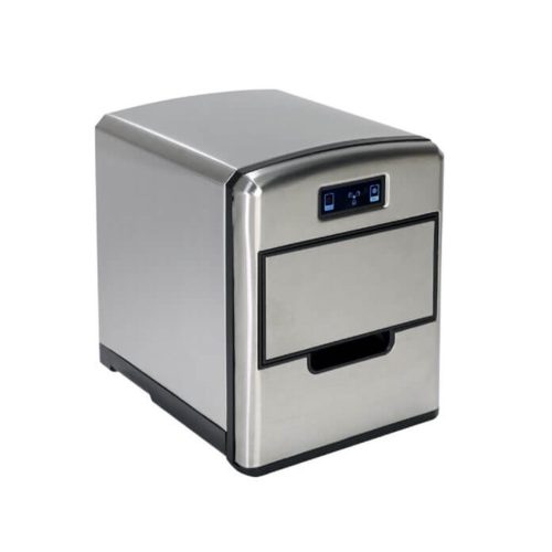 Étjéggép, jégkocka gép 10-12 kg/nap kapacitással, víztartállyal, mobil, hordozható