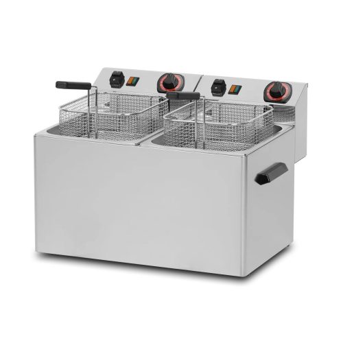 Olajsütő elektromos 2x8 liter 3 fázisú 6+6 KW