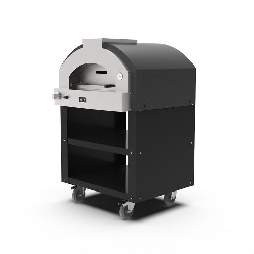 Pizzakemence sütő gázos 2db 33 cm-es pizzának alépítménnyel Quick 2