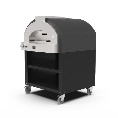 Pizzakemence sütő gázos 4db 33 cm-es pizzának alépítménnyel Quick 4