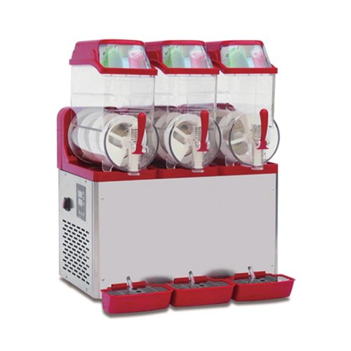 Jégkása készítő és adagoló gép 3x12 liter cseppenésmentes csappal ipari Ferrara-Cool