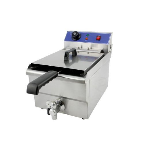 Olajsütő fritőz asztali elektromos 1x10 liter 3,5 kW ipari Ferrara-Forni