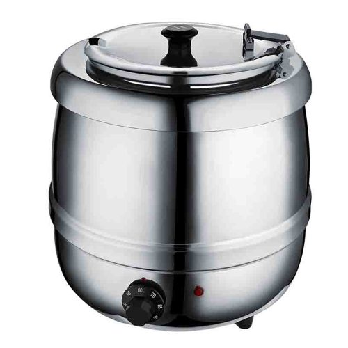 Leves melegentartó chafing 10 literes fényes rozsdamentes Inox burkolattal